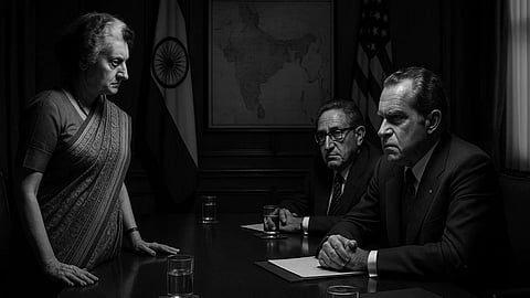 The recorded conversation took a swift turn when Nixon and Kissinger mentioned the then Prime Minister of India Indira Gandhi