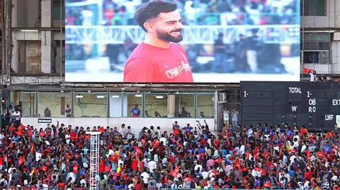 A stampede broke out during the RCB IPL victory parade at M Chinnaswamy Stadium.