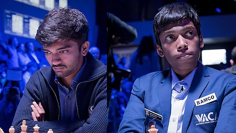 Gukesh and Praggnanandhaa, two chess prodigies who took the internet by storm.