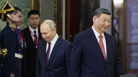 President Volodymyr Zelenskyy imposed sanctions on five Chinese companies for aiding Russia’s war effort.