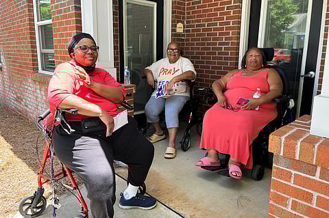 Belinda McLoyd and other residents in southwestern Georgia’s Dougherty County face steep barriers to accessing healthy food, from tight budgets and high poverty rates to limited access to grocery stores and transportation.(Renuka Rayasam/KFF Health News)