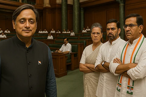 What truly drew attention was the notable absence of senior Congress MP Shashi Tharoor from the list of speakers.