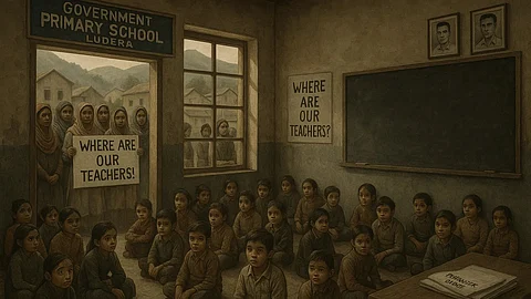 Since May 31, not a single permanent teacher has taken charge.