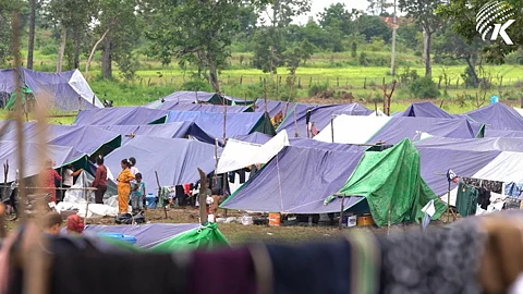 image of an evacuation site Koh Ker