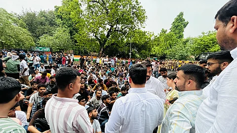 SSC Students are protesting for the glitches and mismanagement of the SSC examination