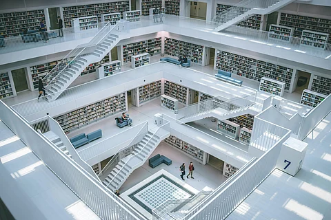 A library in Stuttgart, Germany