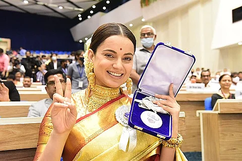 Image of Kangana Ranaut at 67th national Film Awards