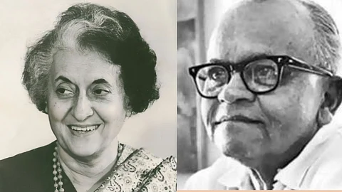 Indira Gandhi with M.O. Mathai