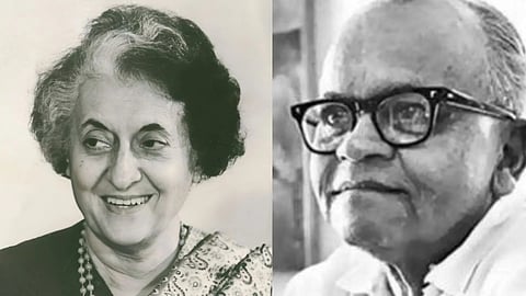 Indira Gandhi with M.O. Mathai