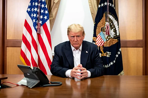 US President Donald Trump. His second term in office, which is the maximum allowed under the US Constitution, is scheduled to end in 2028.