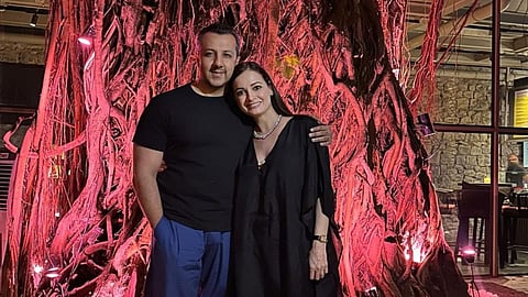 image of Dia Mirza, husband Vaibhav Rekhi