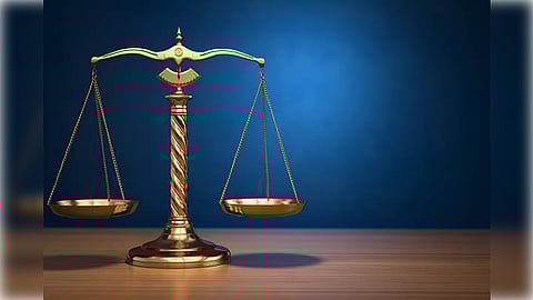 Judicial weighing machine.