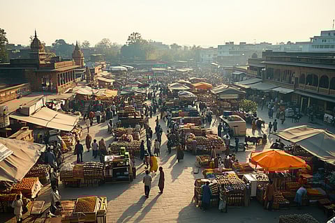 AI generated pic of Lal chowk