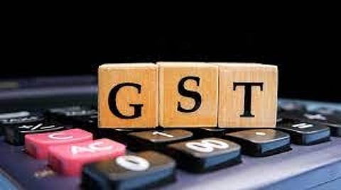 GST with wooden blocks