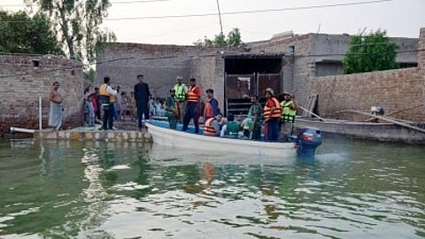 Pakistan flood hit areas