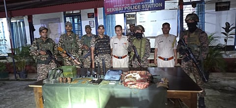 The official said that the security forces have arrested three hardcore militants of the banned People’s Revolutionary Party of Kangleipak (PREPAK) from Imphal East and Imphal West districts