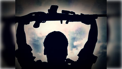 Graphical image of terrorist