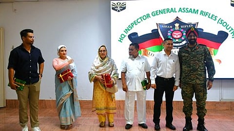 : Assam Rifles felicitates Manipur's Vir Chakra awardee Squadron Leader Rizwan Malik for role in 'Operation Sindoor'