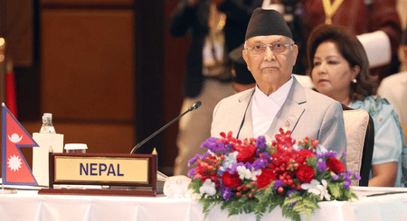 Bangkok: Nepal Prime Minister KP Sharma Oli attends the 6th BIMSTEC Summit in Bangkok on Friday, April 04, 2025.