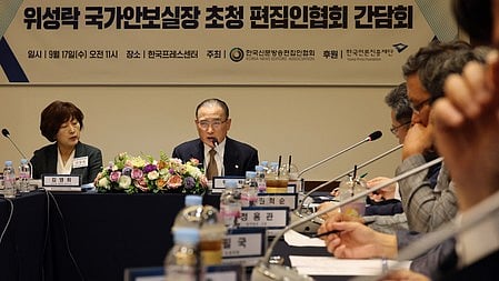 South Korea's National Security Adviser Wi Sung-lac