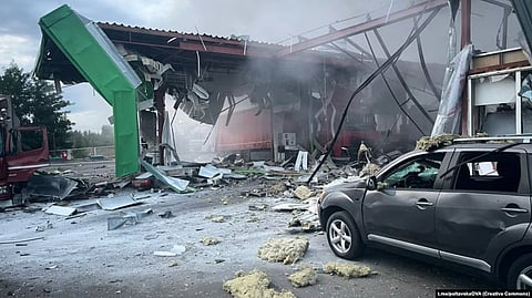Besides the attacks on Poltava's railway infrastructure, a gas station in the Ukrainian region was also hit late on September 17.