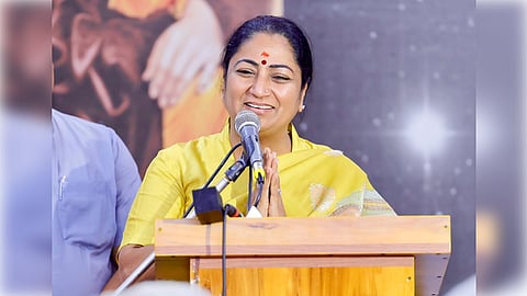 New Delhi: Delhi Chief Minister Rekha Gupta speaks at the annual festival of Arya Samaj Ved Mandir in Pitampura, New Delhi, on Sunday, September 14, 2025.