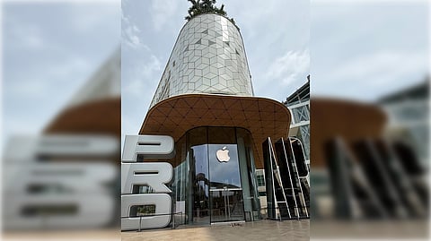 Apple's 'Pro' and 'Air' retail art installations steal show in India amid long queues