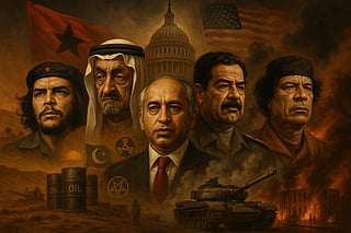 AI image of five leaders who challenged USA
