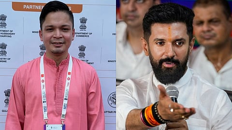 Dr Rajan and Chirag Paswan