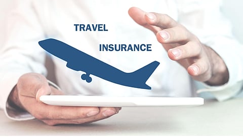 Graphical illustration of travel insurance