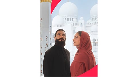 Ranveer and Deepika collaborates in the "Mera Sukoon" campaign of Abu Dhabi tourism, Deepika Padukone in a Hijab