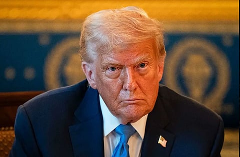 Protesters and police during demonstrations in Portland, Oregon, after Trump’s remarks linking Antifa to city riots.