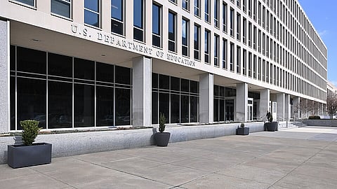 Department of Education Lyndon Baines Johnson building entrance Washington DC