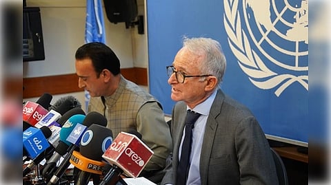 UN Special Rapporteur on the situation of human rights in Afghanistan Richard Bennett