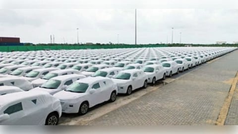 Amreli: A consignment of over 1,600 'Made in India' SUVs, manufactured by Maruti Suzuki, is set to commence export from Pipavav port in Amreli, Gujarat, to Japan's Toyohashi port on Tuesday, August 13, 2024.