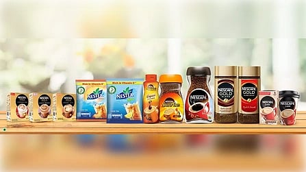 Nestle products in line