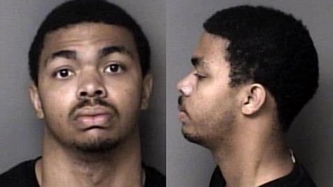 A split screen showing two image of the 18-year-old arrested in ISIS-inspired attack in North Carolina that captures his front and side profile.