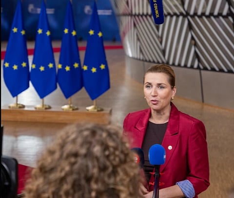 PM Frederiksen is at the EU Summit