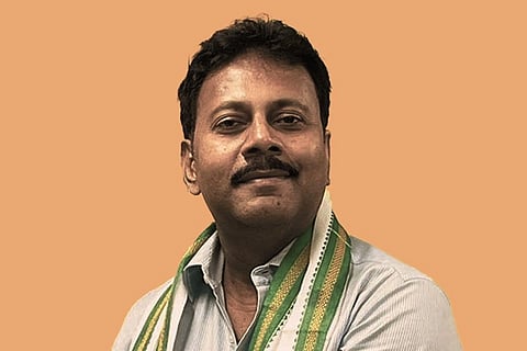 Sandip Ghosh, former principal of RG Kar Medical College, from the front.