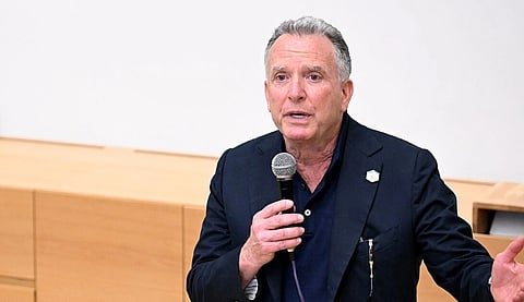 Image of U.S. Special Envoy to the Middle East Steve Witkoff, with members of hostages families forum in Tel Aviv on May 13th 2025.