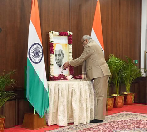 भारत के प्रथम राष्ट्रपति डॉ. राजेंद्र प्रसाद की पुण्यतिथि, सी. पी. राधाकृष्णन ने दी श्रद्धांजलि