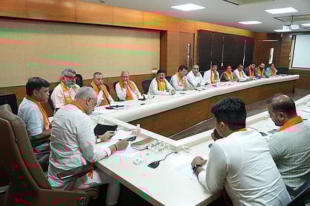 Gujarat: Key BJP meet to be held tomorrow for local polls (Photo: @iJagdishBJP/X)