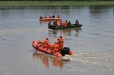 Indian Army, NDRF conduct joint flood relief training exercise
