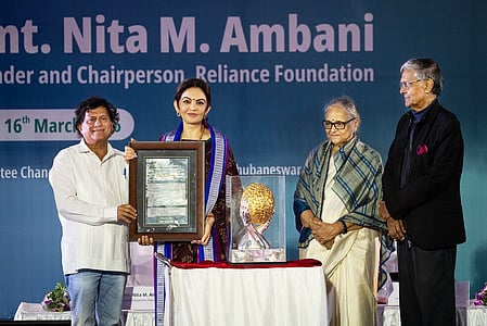 Nita Ambani awarded for social impact, women empowerment initiatives