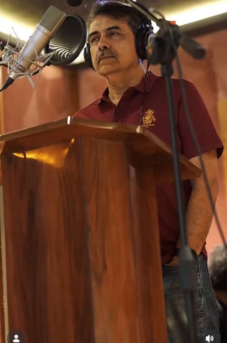 Rajeev Menon completes dubbing for his portions in Mohanlal, Mammootty-starrer