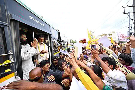 Andhra CM launches free bus travel scheme for differently-abled