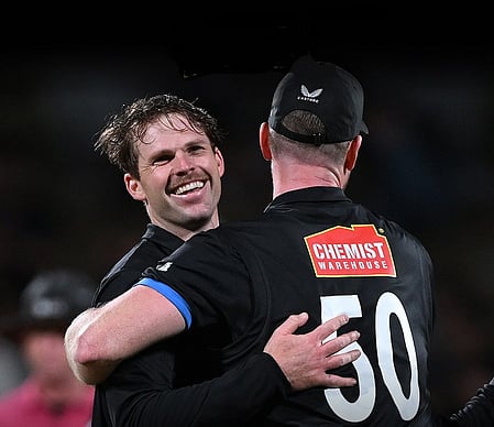 New Zealand pacer Lockie Ferguson credits adaptability for fightback in Hamilton T20I against South Africa. Photo credit: @BLACKCAPS/X