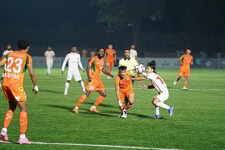 Sreenidi Deccan rally to earn a point against Namdhari SC in the Indian Football League (IFL) 2025-26 at the Deccan Arena on Thursday. Photo credit: AIFF
