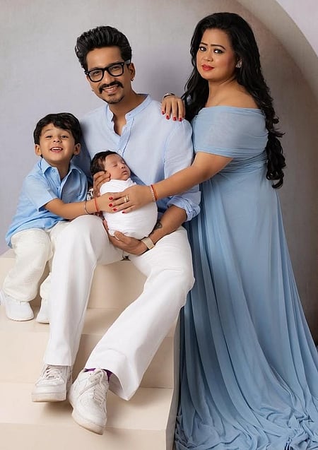 Bharti Singh’s family of four shines in first photoshoot after baby Kaju’s arrival