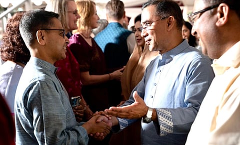 Indian envoy Pranay Verma meets Bangladesh PM Tarique Rehman in Dhaka